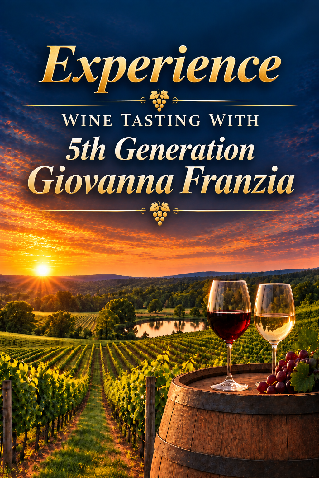 VIP Event: Wine Tasting with 5th Generation Giovanna Franzia
